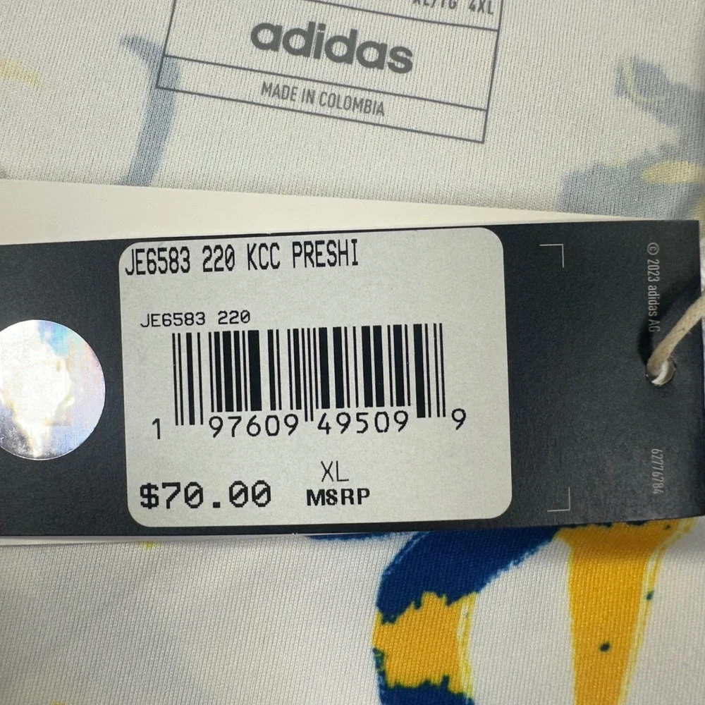 NWT Adidas Austin‎ FC MLS Pre-Match Jersey Mens XL Slim Fit Multi-Color JE6583